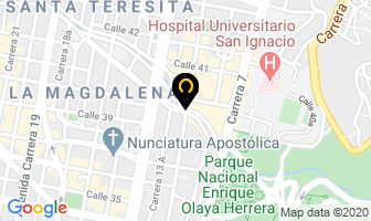 Mapa de Distribuidora De Equipos Médicos Ltda. en Bogotá D.C