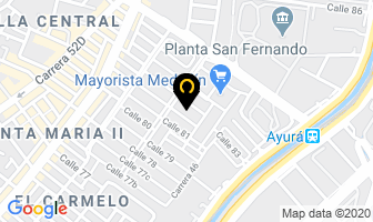 Mapa de Distribuidora De Frutas Santa Clara en Itaguí