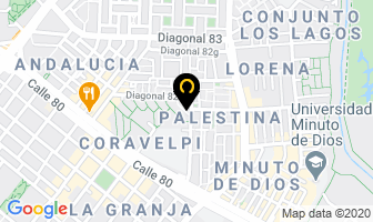 Mapa de Distribuidora De Genéricos De Colombia Ltda. en Bogotá D.C