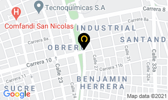 Mapa de Distribuidora De Panela Doble A en Cali