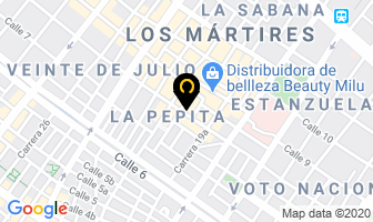 Mapa de Distribuidora De Peluches Js en Bogotá D.C