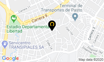 Mapa de Distribuidora De Pollos Santa Clara en Pasto