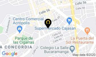 Mapa de Distribuidora De Sal Halcón en Bucaramanga