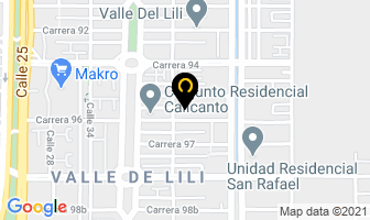 Mapa de Distribuidora De Soluciones Real Ltda. en Cali