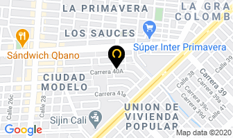 Mapa de Distribuidora D.m. en Cali
