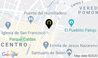 Mapa de Distribuidora Dulces Mi Tierra en Popayán
