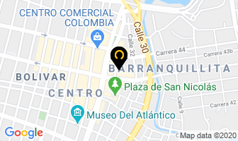 Mapa de Distribuidora El Bodegazo en Barranquilla