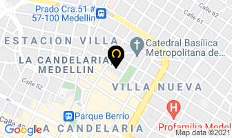 Mapa de Distribuidora Evelmar en Medellín