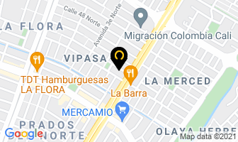 Mapa de Distribuidora Farallones Ltda. en Cali