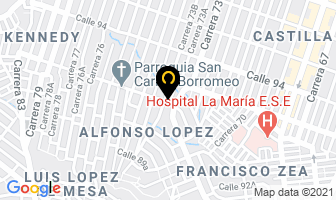 Mapa de Distribuidora H.r. en Medellín
