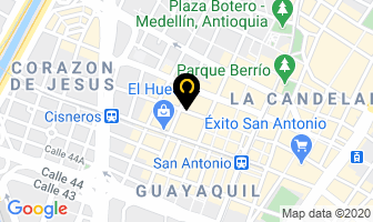 Mapa de Distribuidora Impoflaz en Medellín