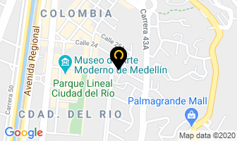 Mapa de Distribuidora Klima S.a.s. en Medellín