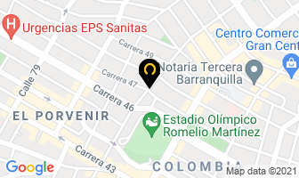 Mapa de Distribuidora L,parfum en Barranquilla