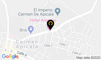 Mapa de Distribuidora Nicosan en Carmen de Apicalá