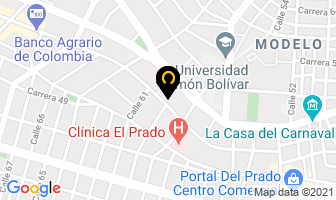 Mapa de Distribuidora Nissan en Barranquilla