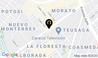 Mapa de Distribuidora Nissan S.a. en Bogotá D.C