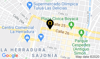 Mapa de Distribuidora Ofi-escolar en Tulua
