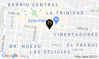 Mapa de Distribuidora Ome Comercial Ltda. en Palmira