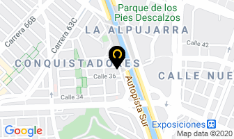 Mapa de Distribuidora Oscadri en Medellín