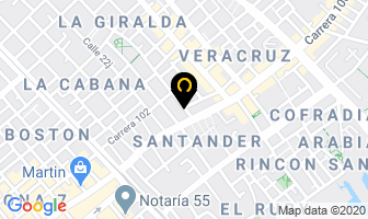 Mapa de Distribuidora Pintuco Ltda. en Bogotá D.C
