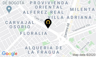 Mapa de Distribuidora Popular De Pinturas en Bogotá D.C