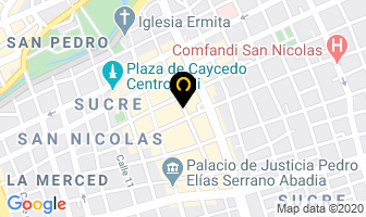 Mapa de Distribuidora Rapeluches en Cali