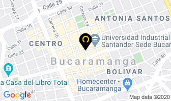 Mapa de Distribuidora Rapeluches en Bucaramanga