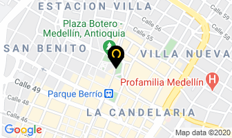 Mapa de Distribuidora Sergio López en Medellín