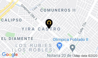 Mapa de Distribuidora Shampoo Colors en Cali