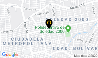 Mapa de Distribuidora Soto en Soledad