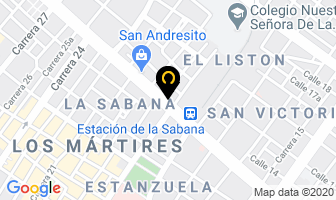 Mapa de Distribuidora Textil Del Llano en Bogotá D.C