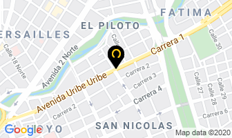 Mapa de DISTRIBUIDORA VELEZ S.A en Cali
