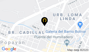 Mapa de Distribuidora Y Comercializadora Cauca Ltda. en Popayán