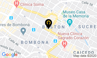 Mapa de Distribuidora Yasol en Medellín
