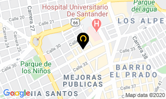 Mapa de Distribuidores Clinicos Ltda. en Bucaramanga