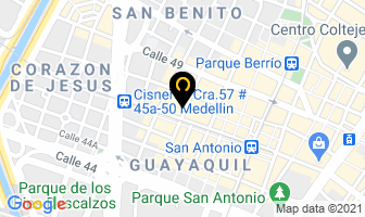Mapa de Distribuidores Fargo en Medellín
