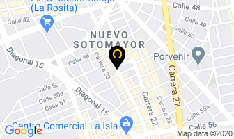 Mapa de Distribuimos Creativos en Bucaramanga