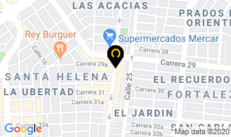 Mapa de Districarnes Caqueta en Cali