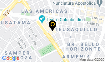 Mapa de Districarnes El Oasis en Bogotá D.C