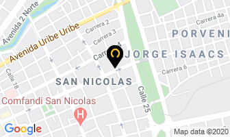 Mapa de Districat en Cali