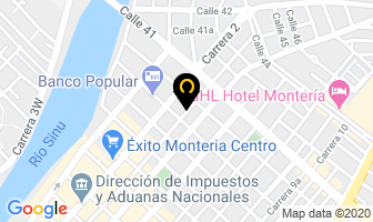 Mapa de Districauchos en Montería