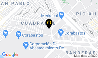 Mapa de Districerdos Osk´rs en Bogotá D.C