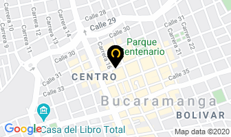 Mapa de Districobol en Bucaramanga