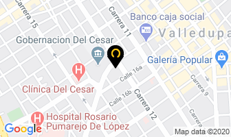 Mapa de Districopias en Valledupar