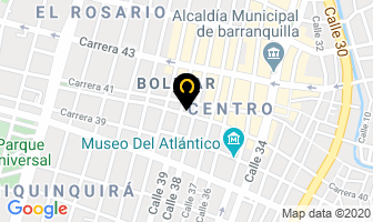 Mapa de Districoser en Barranquilla