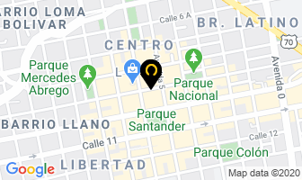Mapa de Districueros El Canguro en Cúcuta