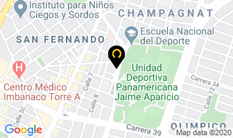 Mapa de Distrideportes en Cali
