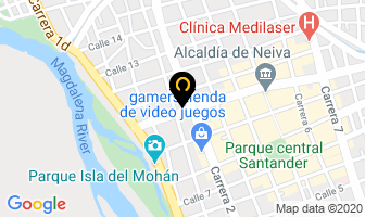Mapa de Distriempaques en Neiva