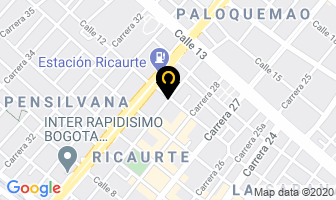 Mapa de Distriempaques Y Mangueras Ltda. en Bogotá D.C