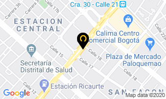 Mapa de Distrienvases Plásticos Armol Ltda. en Bogotá D.C